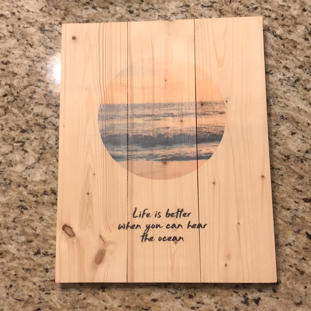 Decorative sign for bedroom